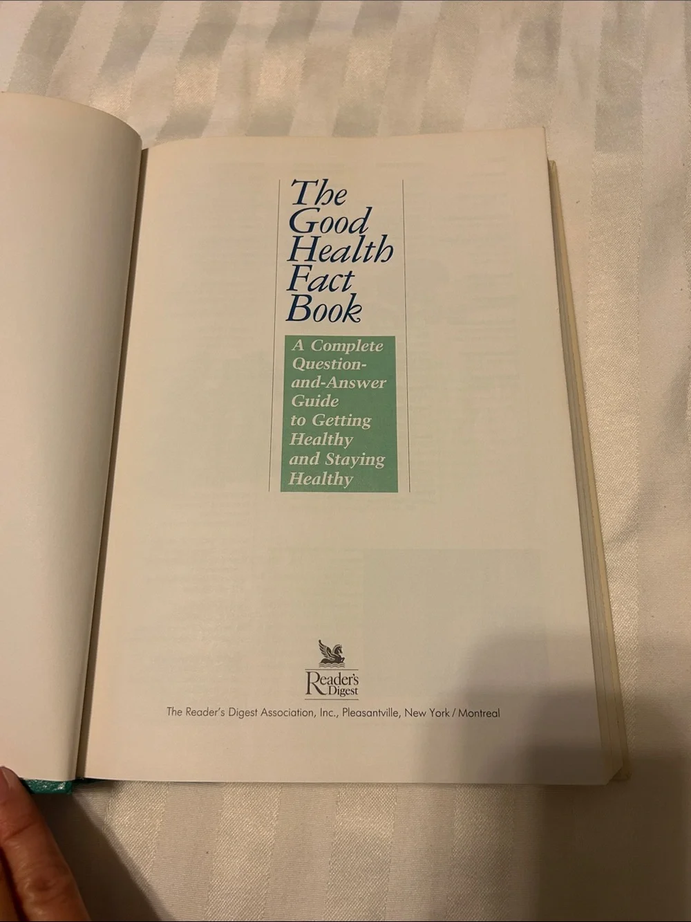 Readers Digest health digest fact